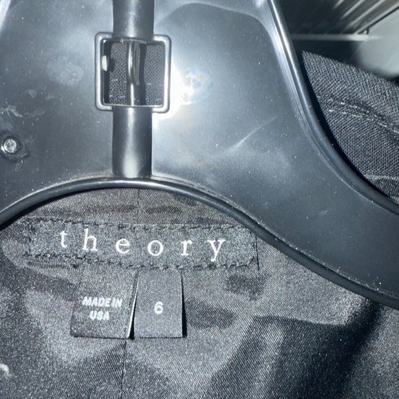 Theory Black Blazer size 6 - Picture 3 of 6